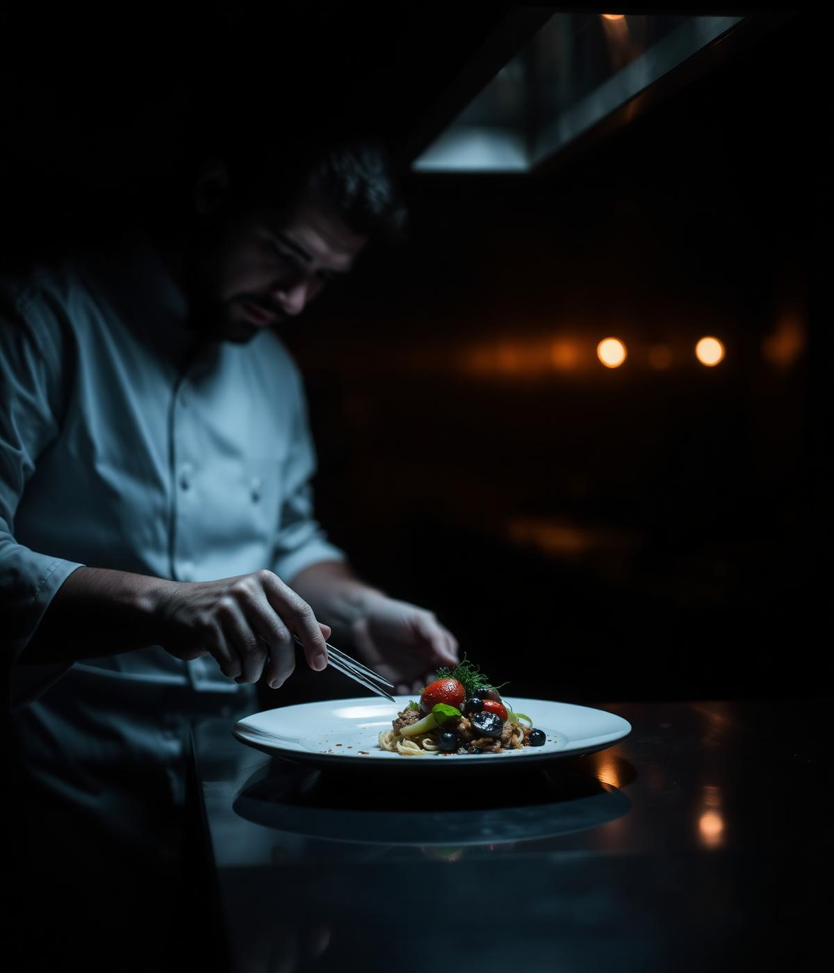 Chef plating